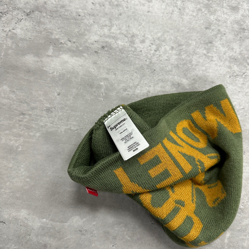 Supreme Beanie Hat Green (DS)