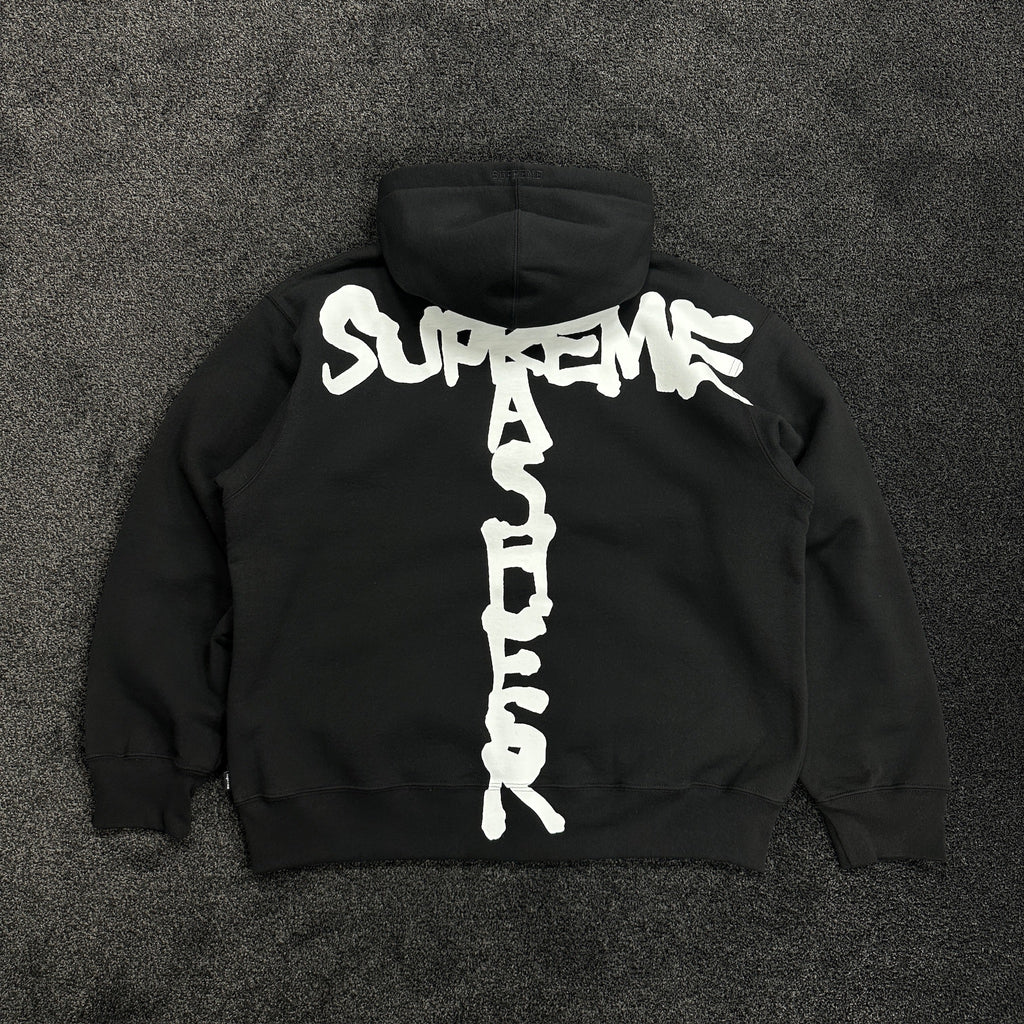 Supreme Thrasher Logo Zip Up Hoodie Black (DS)