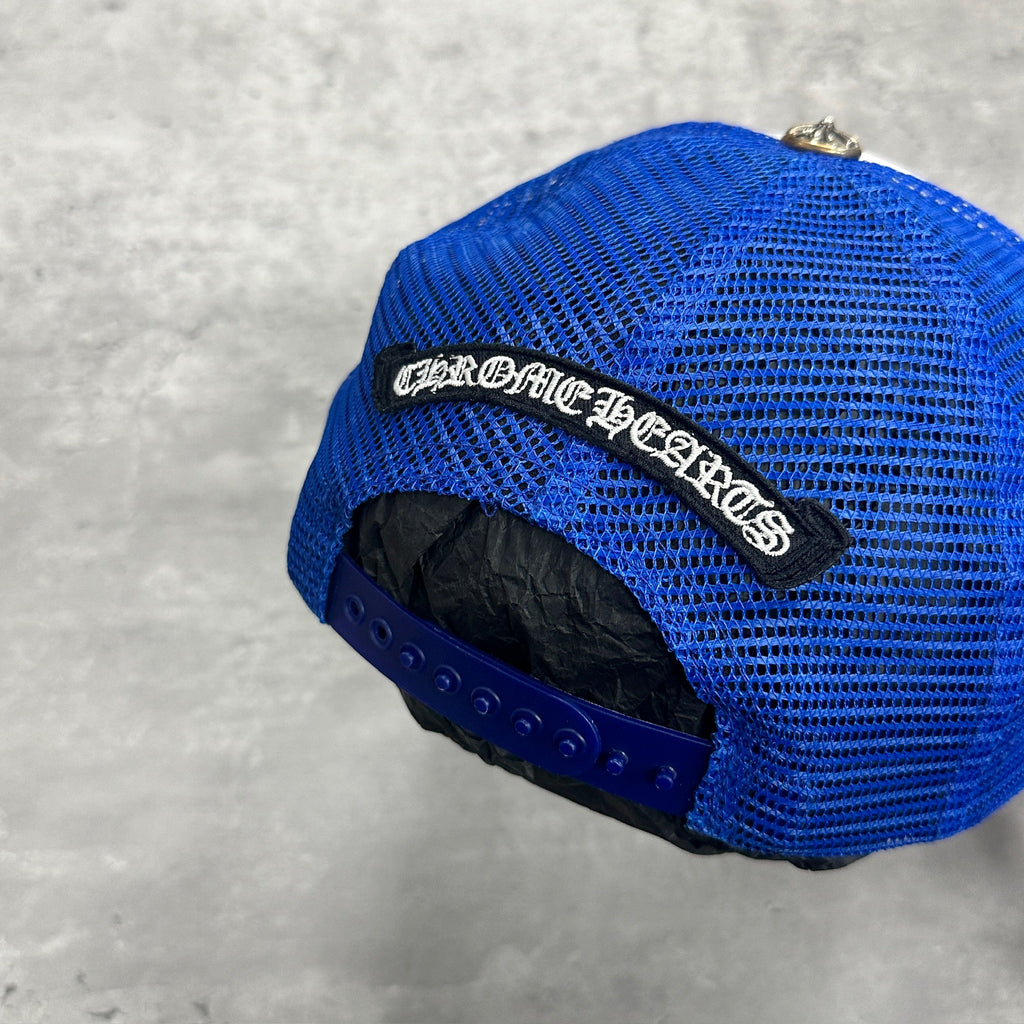 Chrome Hearts Cemetery Trucker Hat Blue (DS)