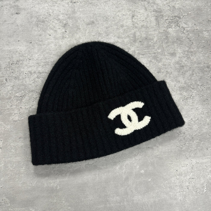 Chanel CC Cashmere Beanie Hat (DS)