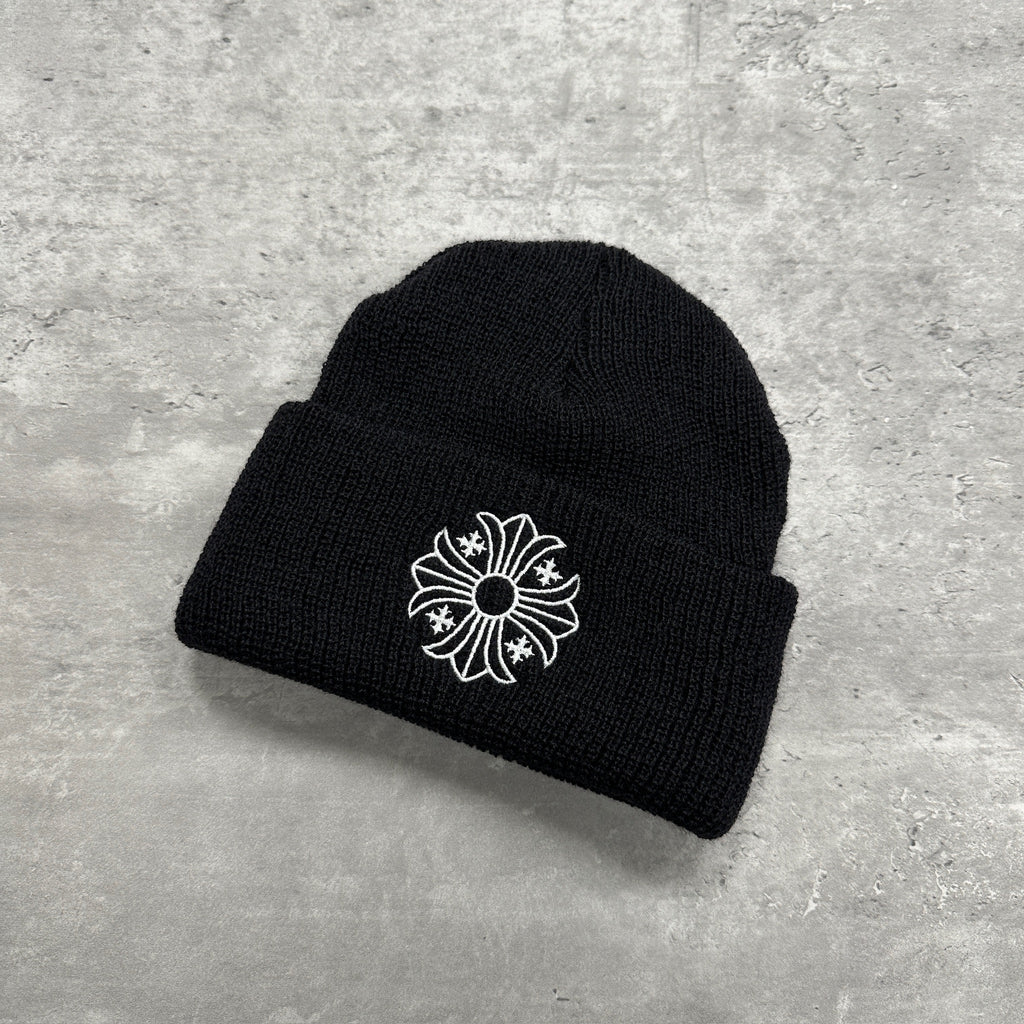 Chrome Hearts Double Logo Beanie Black (DS)