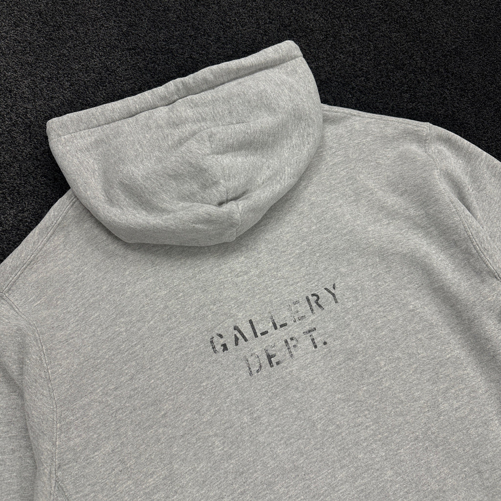 Gallery Dept Logo Hoodie Grey (DS)