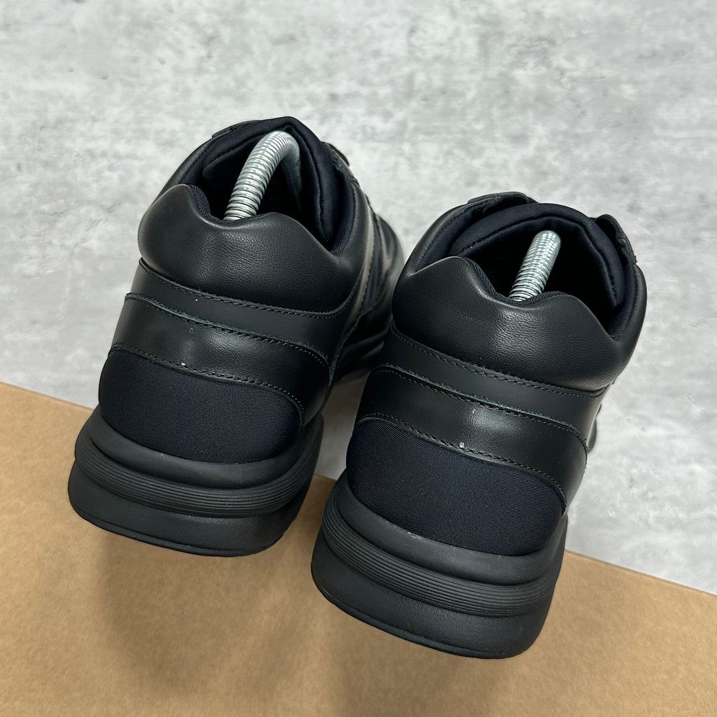 Chanel CC Runners Trainers Black Leather (DS)