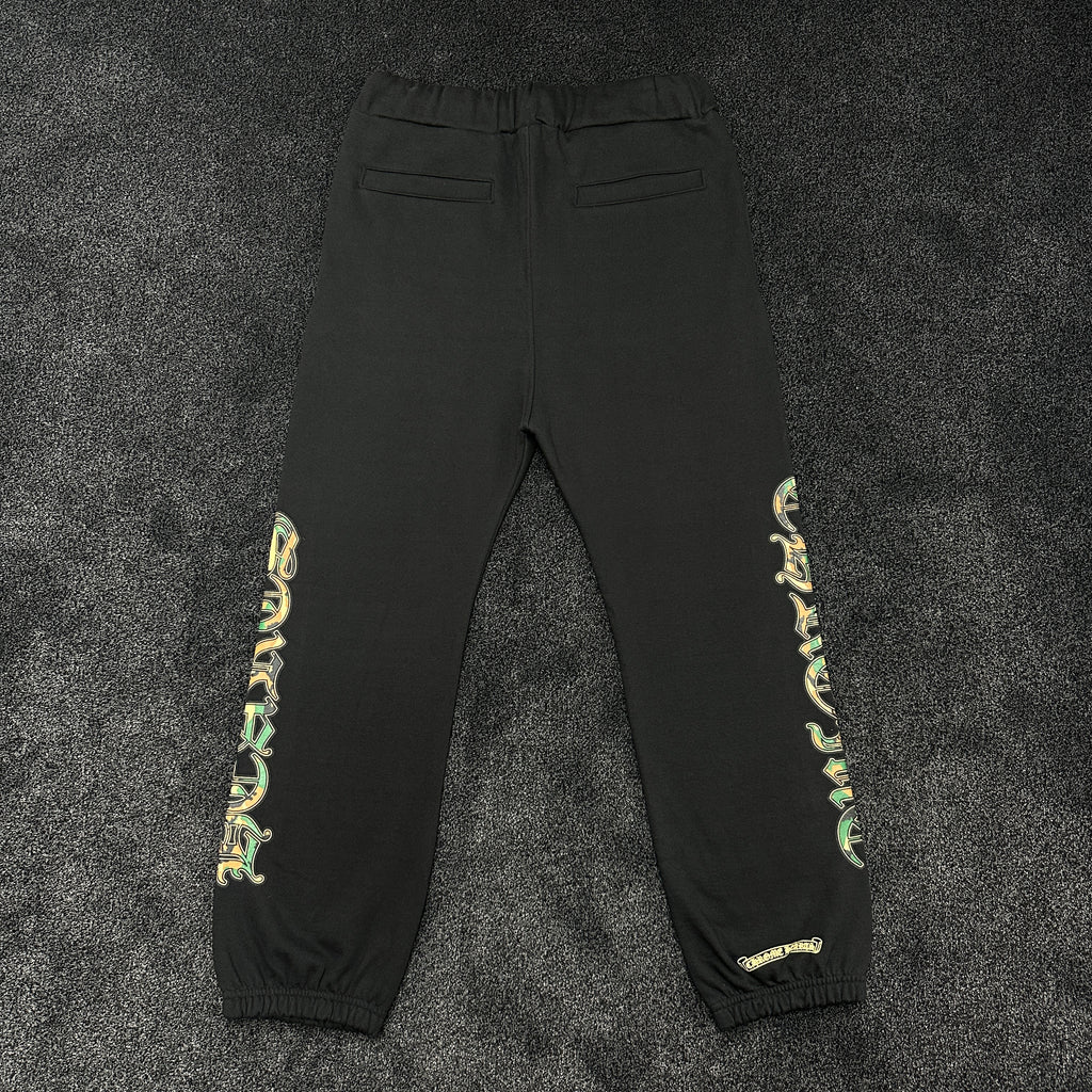 Chrome Hearts Camo Taco Logo Joggers Black (DS)