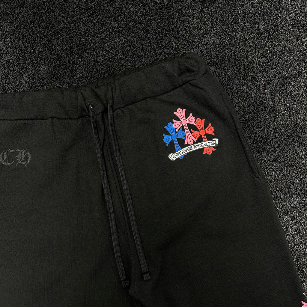 Chrome Hearts Multicolour Taco Logo Joggers Black (DS)