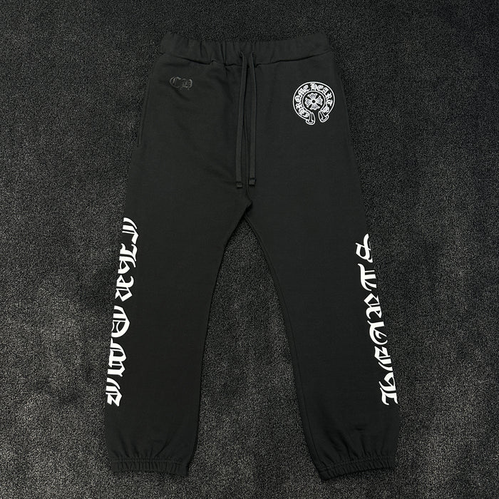 Chrome Hearts Horseshoe Logo Joggers Black (DS)