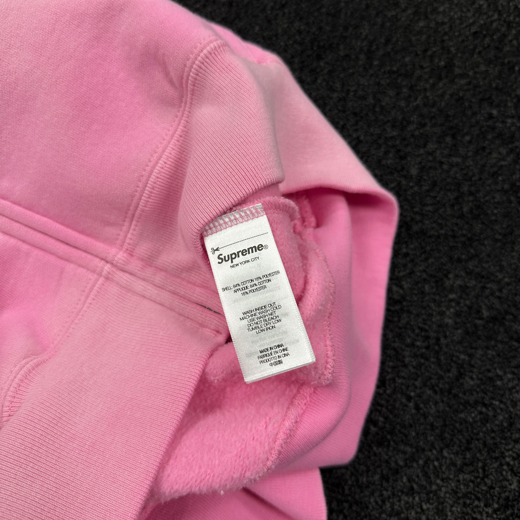 Supreme State Zip Up Hoodie Pink (DS)