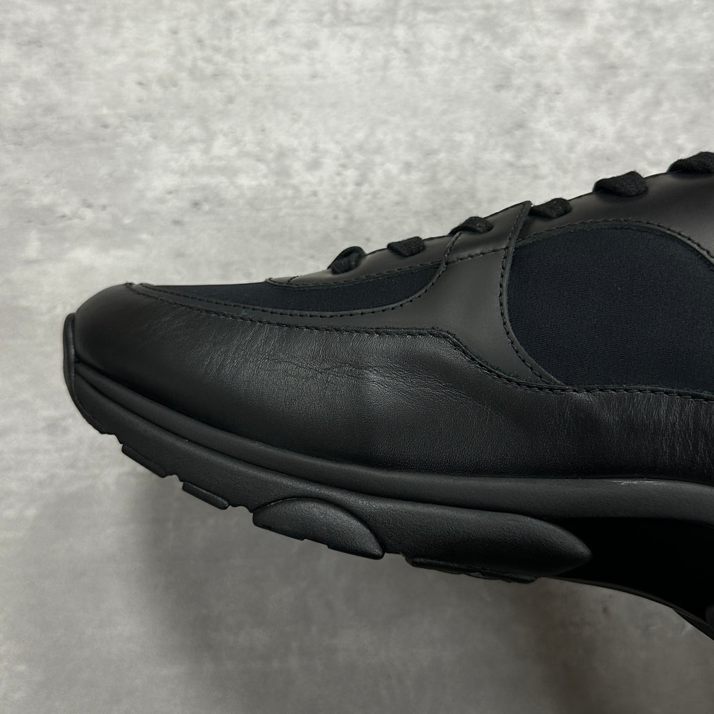 Chanel CC Runners Trainers Black Leather (DS)