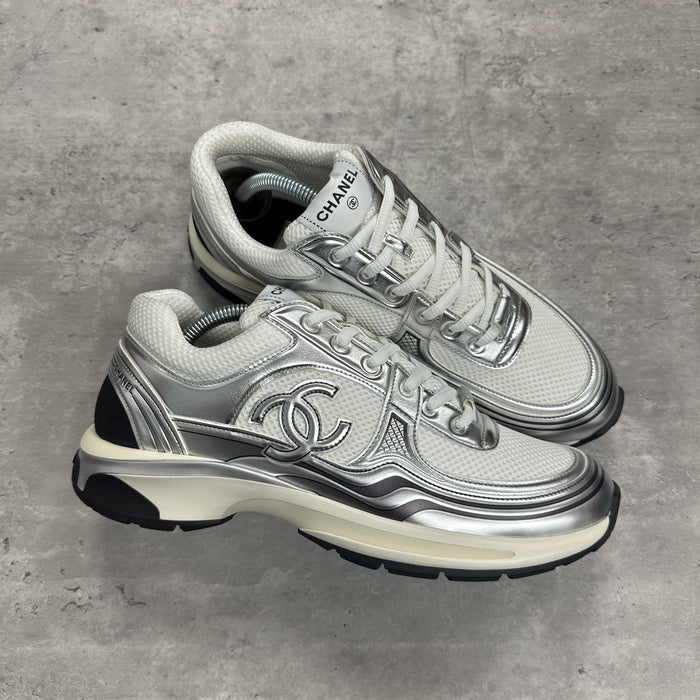 Chanel CC Runners Metallic Silver (DS)