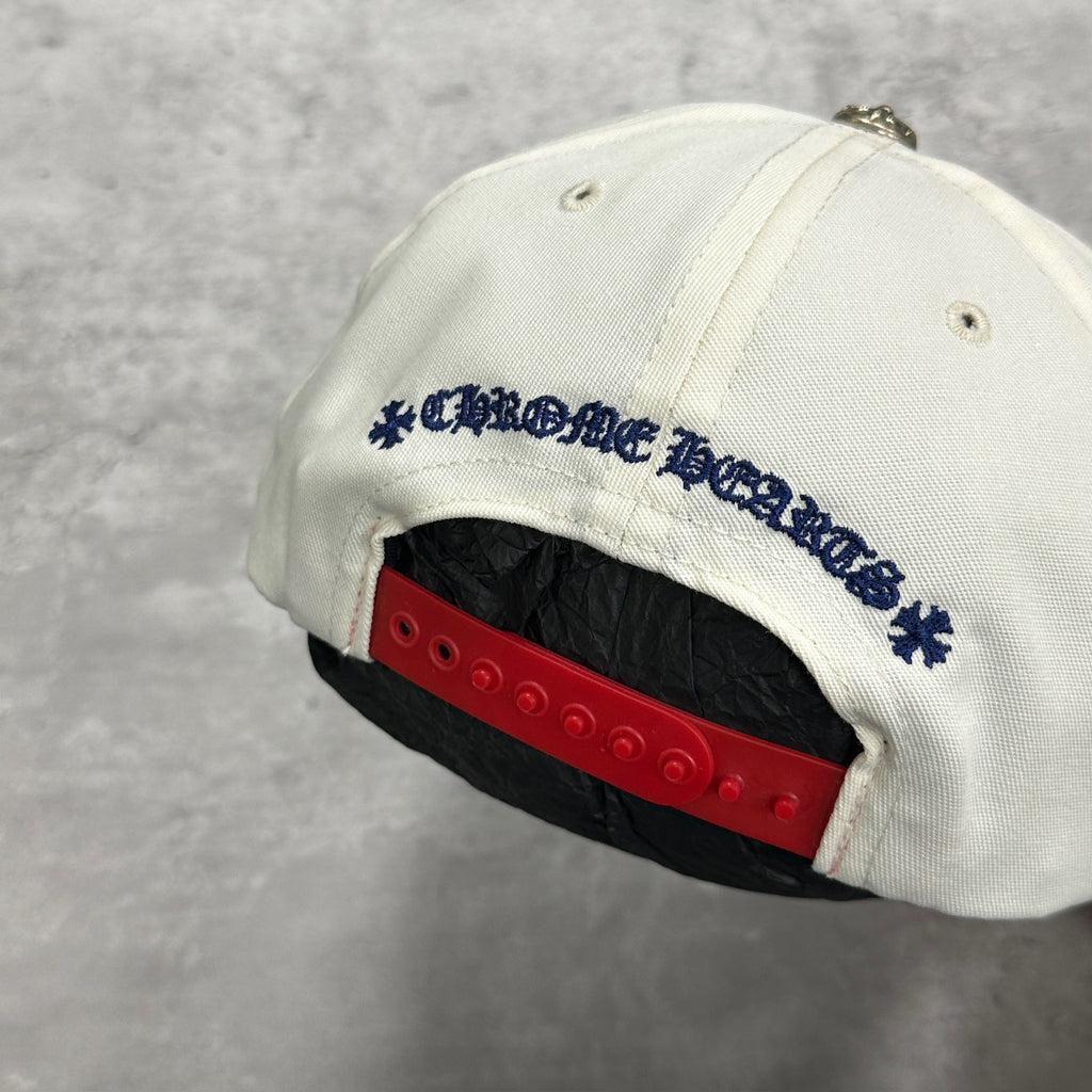 Chrome Hearts CH Logo Snapback Cap Neutral Blue Red “4th July” Exclusive (DS)