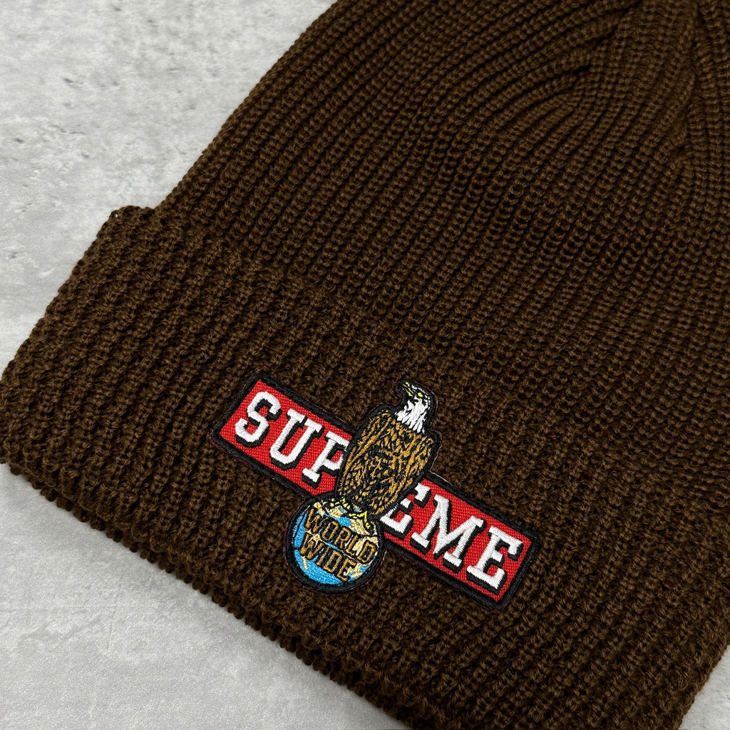 Supreme Beanie Hat Brown (DS)