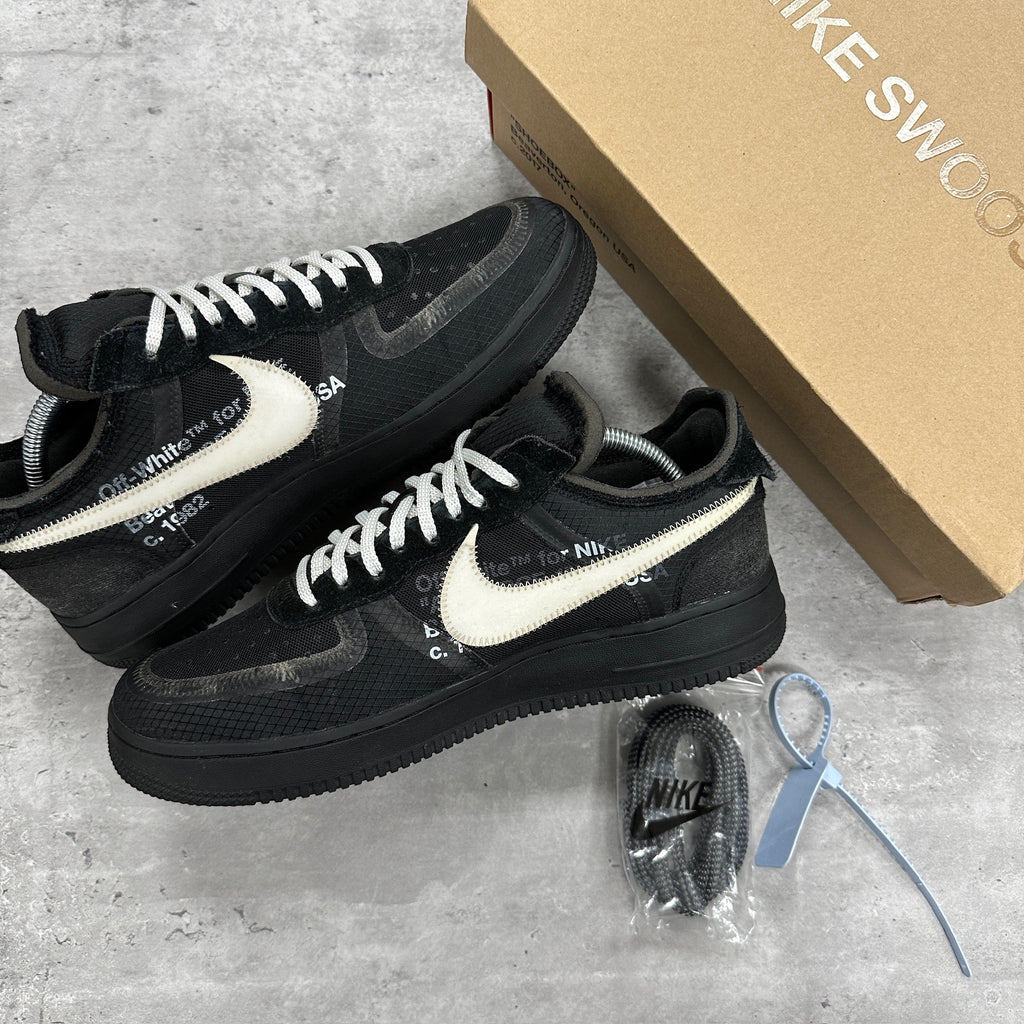 Nike Off White Air Force 1 Low Black (DS)