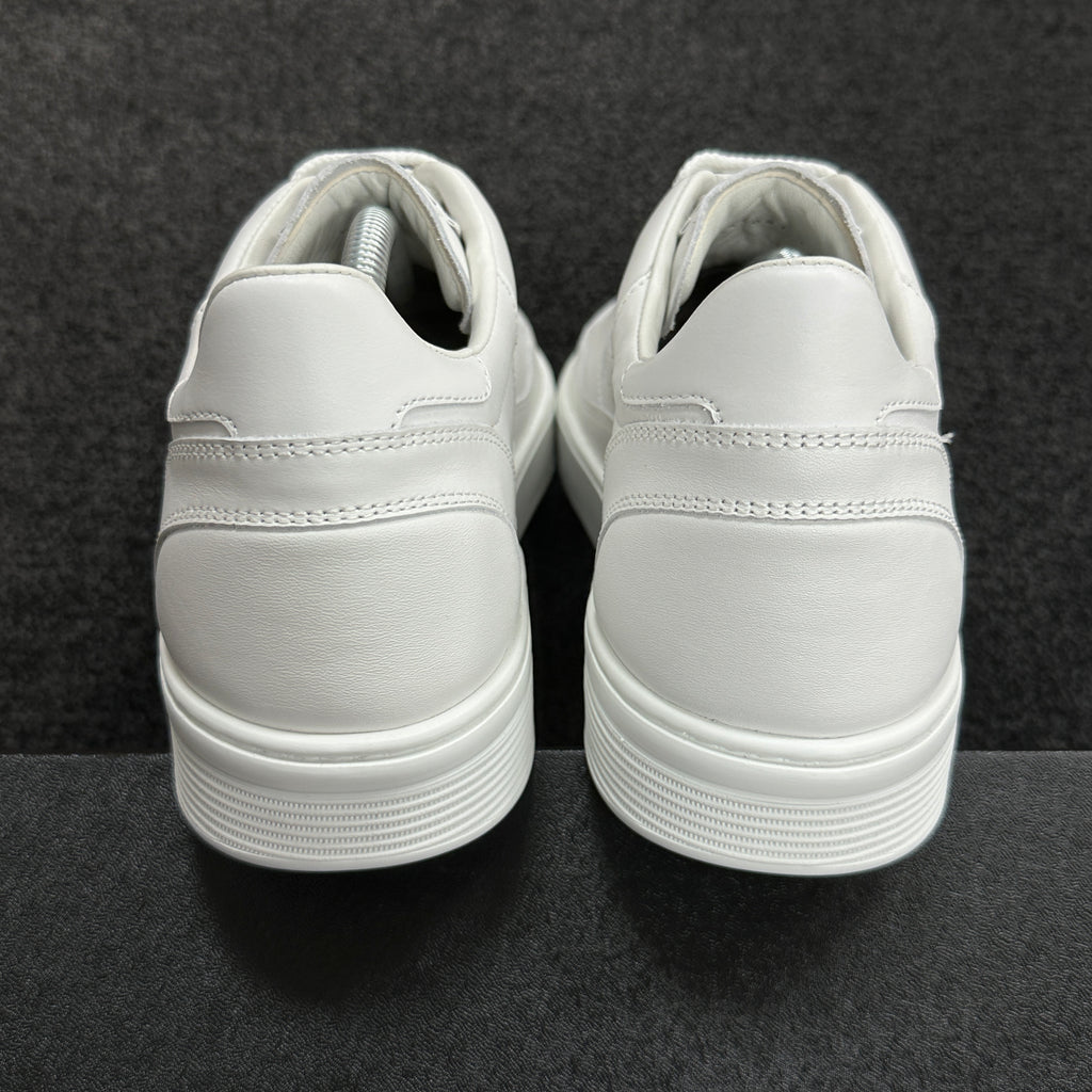 Chanel CC Tennis Trainers White Leather (DS)