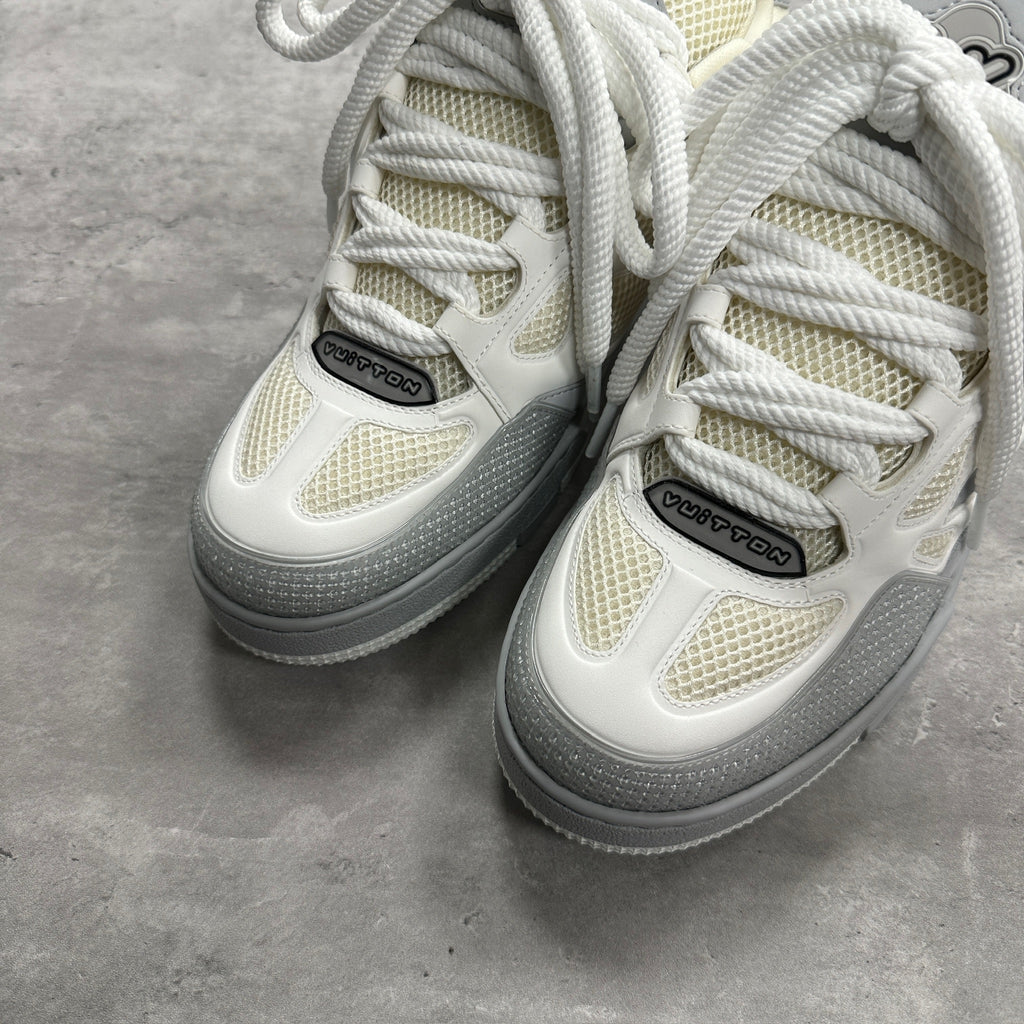 Louis Vuitton Skate Sk8 Trainer Light Grey White (DS)