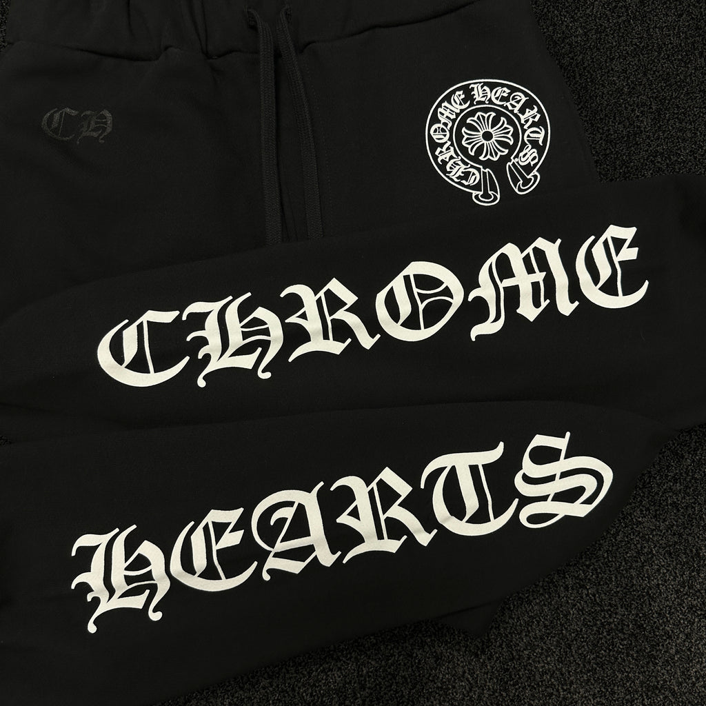 Chrome Hearts Horseshoe Logo Joggers Black (DS)