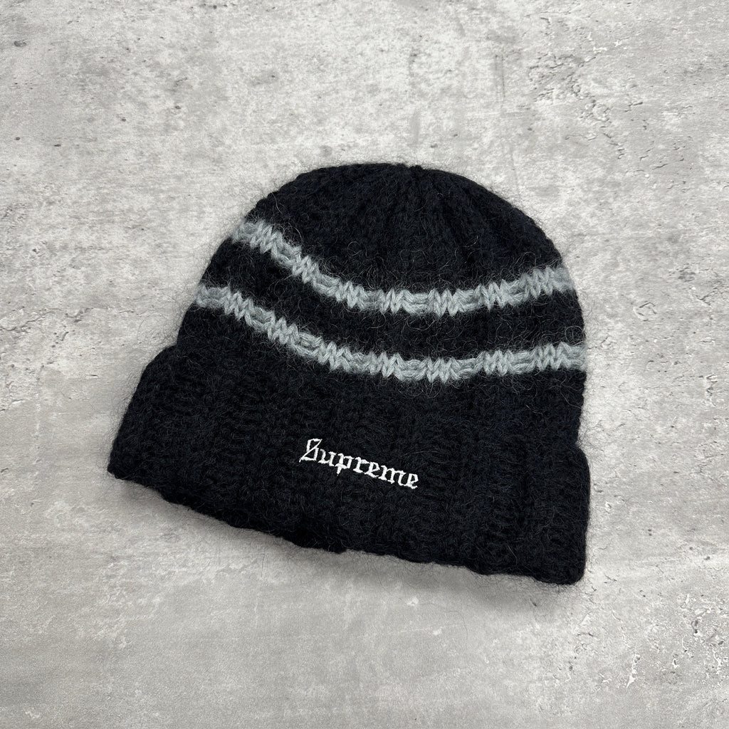 Supreme Brushed Beanie Hat Black (DS)