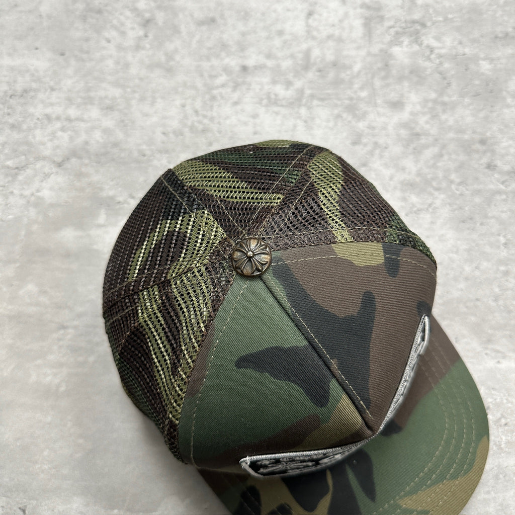 Chrome Hearts CH Hollywood Logo Trucker Camo (DS)