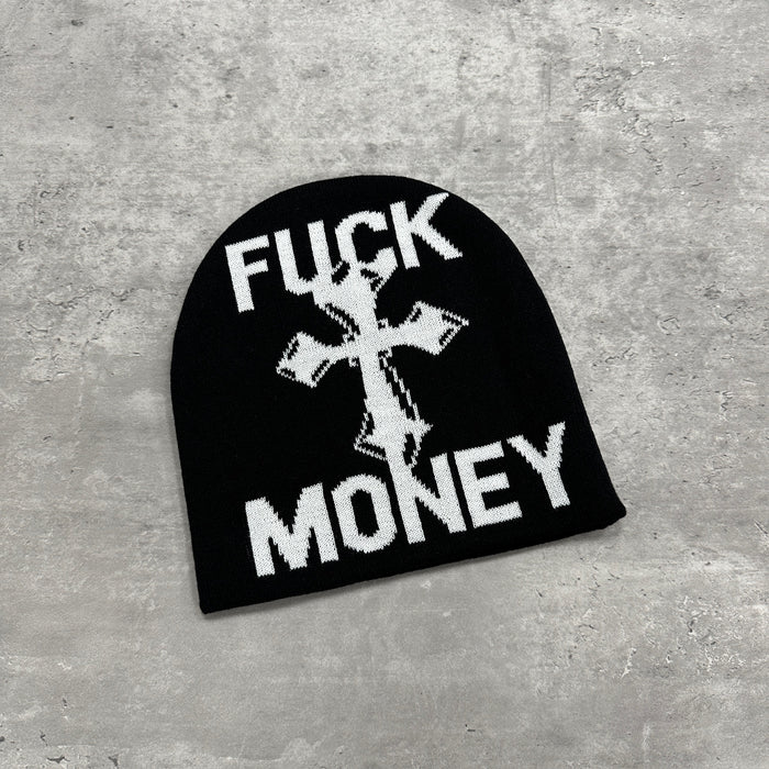 Supreme Fuck Money Beanie Hat Black (DS)