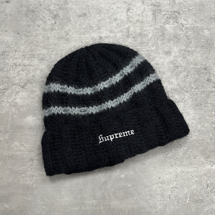 Supreme Brushed Beanie Hat Black (DS)