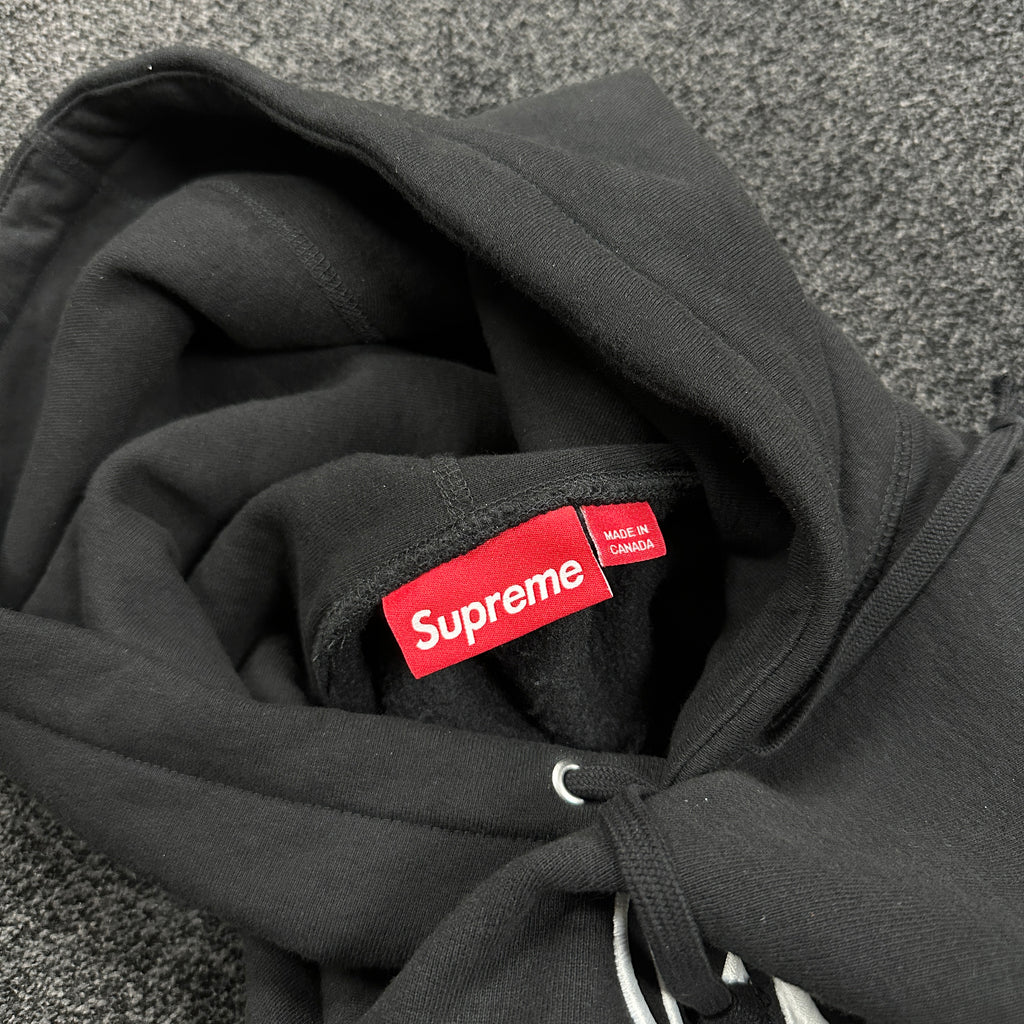 Supreme Script Logo Hoodie Black (DS)