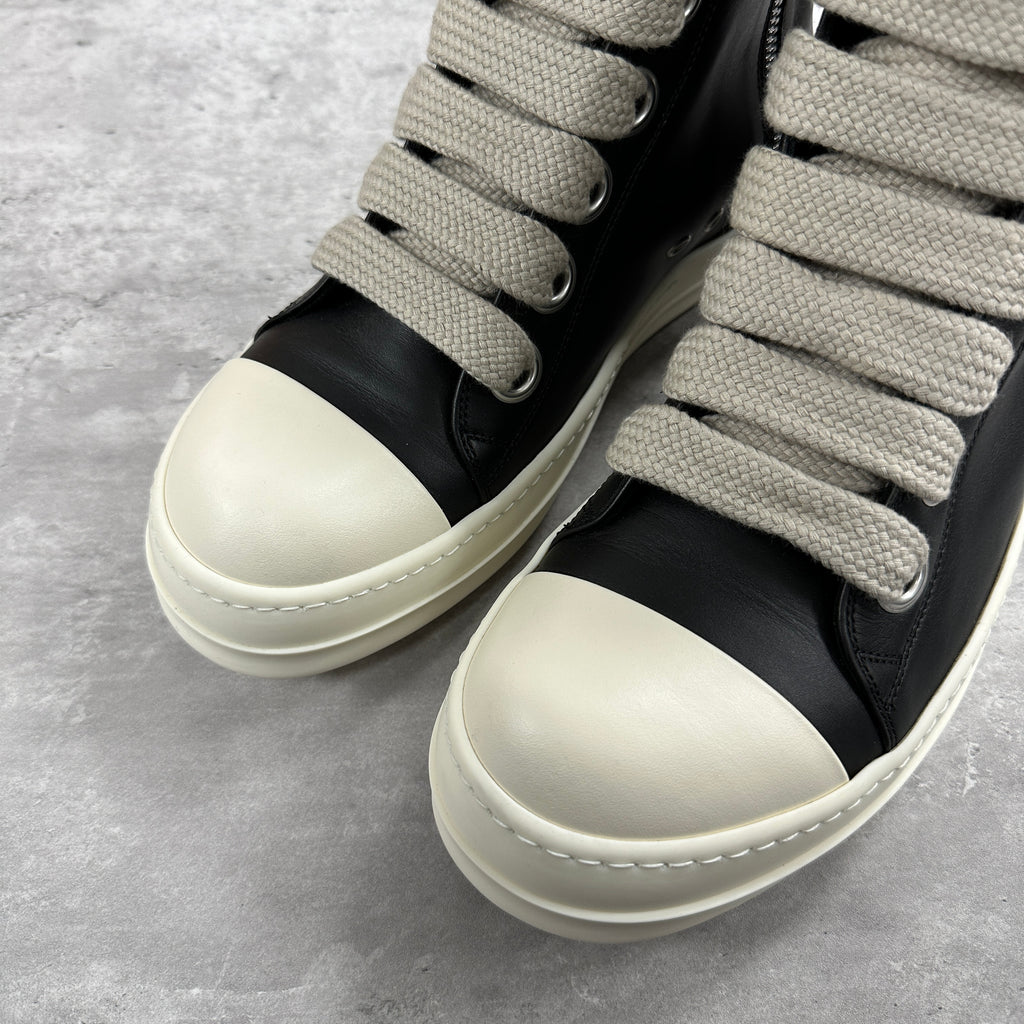 Rick Owens Jumbo Lace High Leather Sneakers EU43 UK9 (DS)