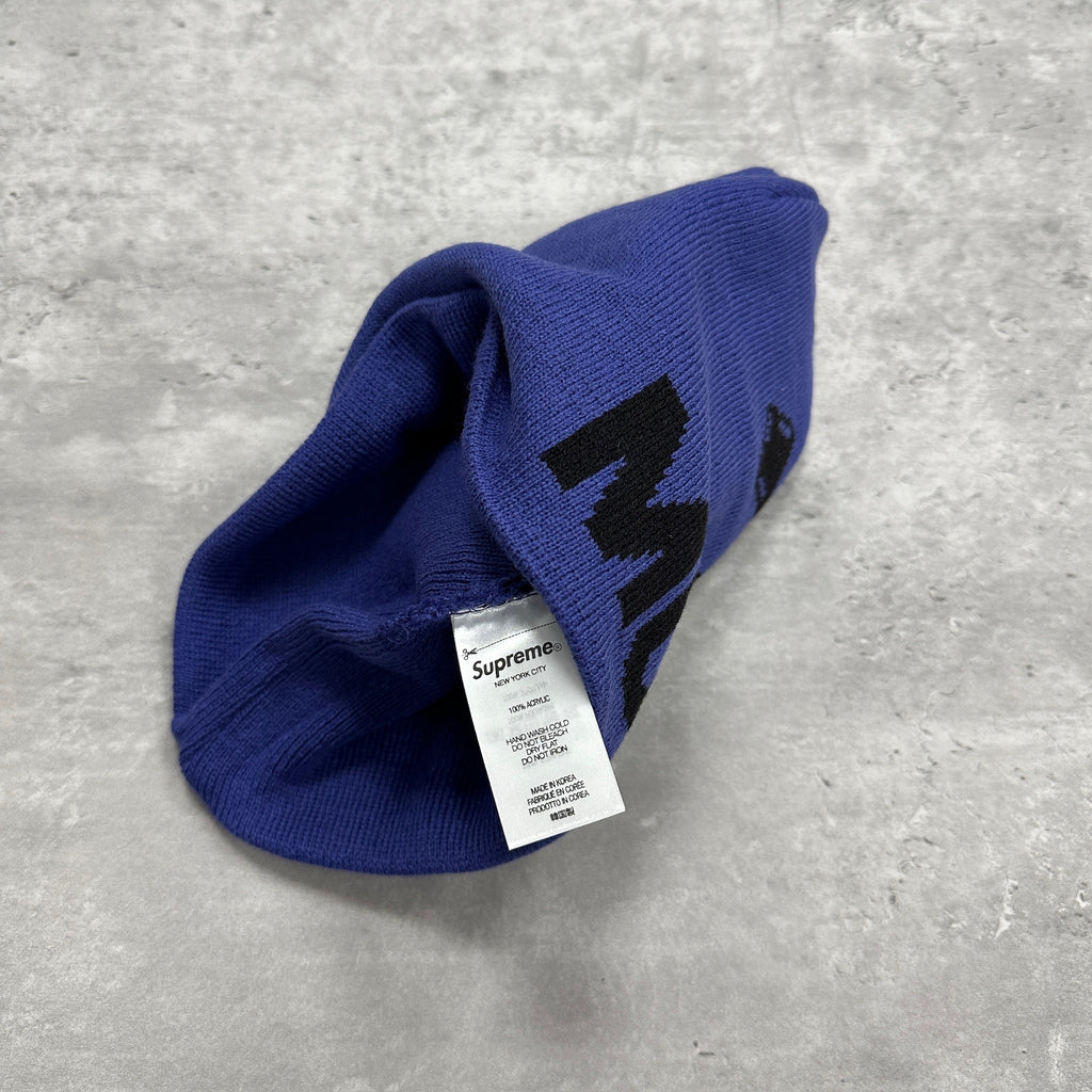 Supreme Beanie Hat Blue (DS)