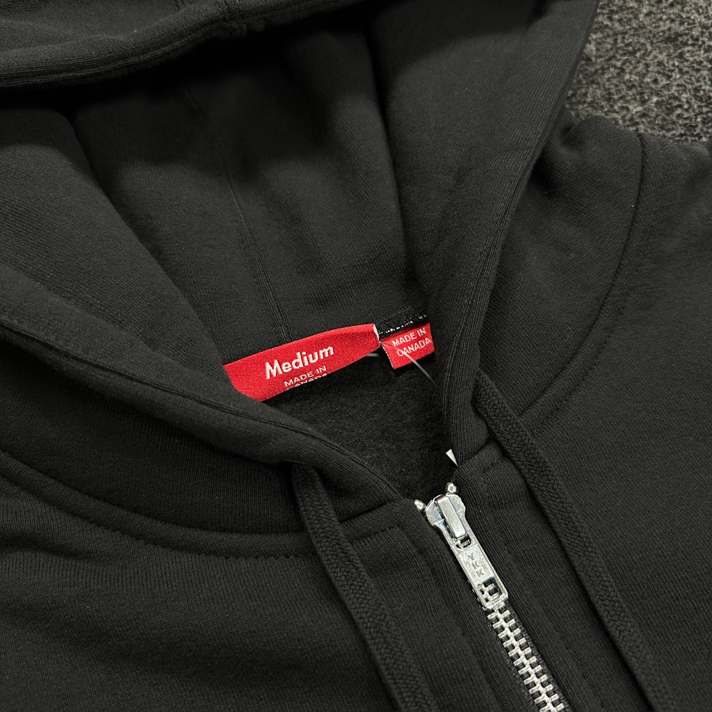 Supreme Thrasher Logo Zip Up Hoodie Black (DS)