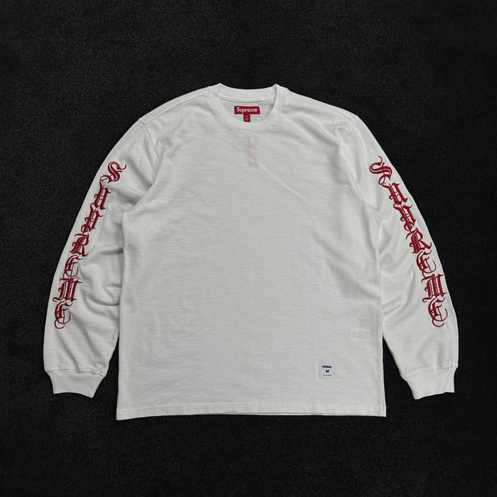 Supreme English Long Sleeve T-Shirt (DS)