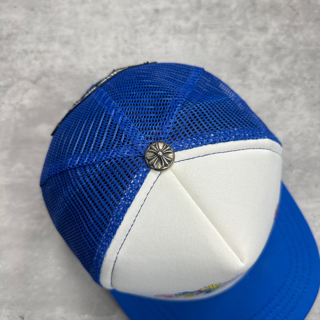 Chrome Hearts Cemetery Trucker Hat Blue (DS)