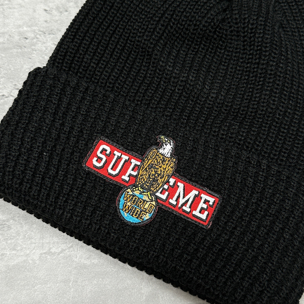 Supreme Eagle Beanie Hat Black (DS)