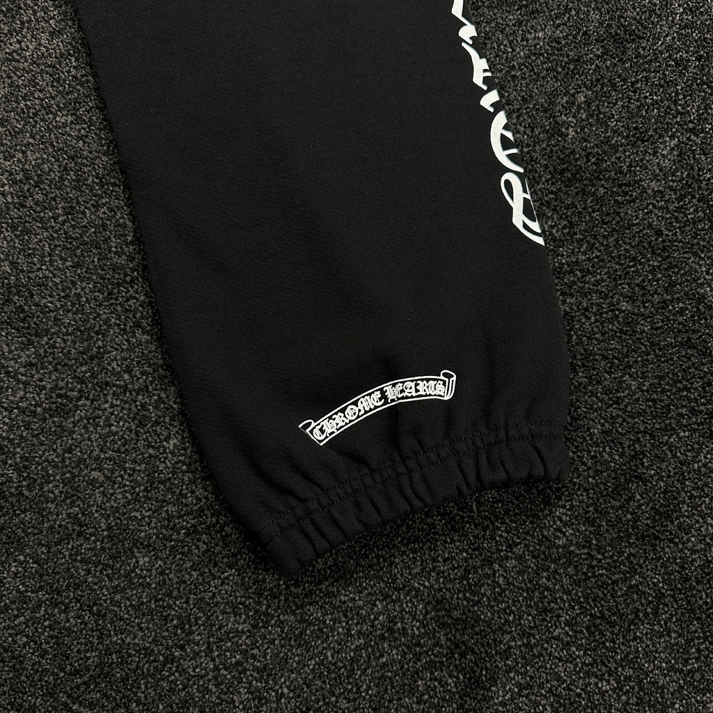 Chrome Hearts Scroll Logo Joggers Black (DS)