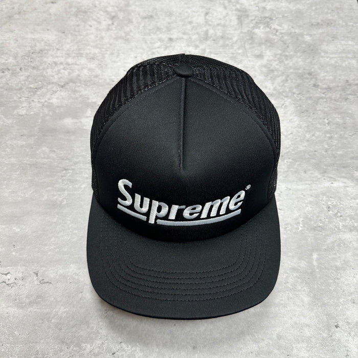 Supreme Underline Logo Trucker Hat (DS)