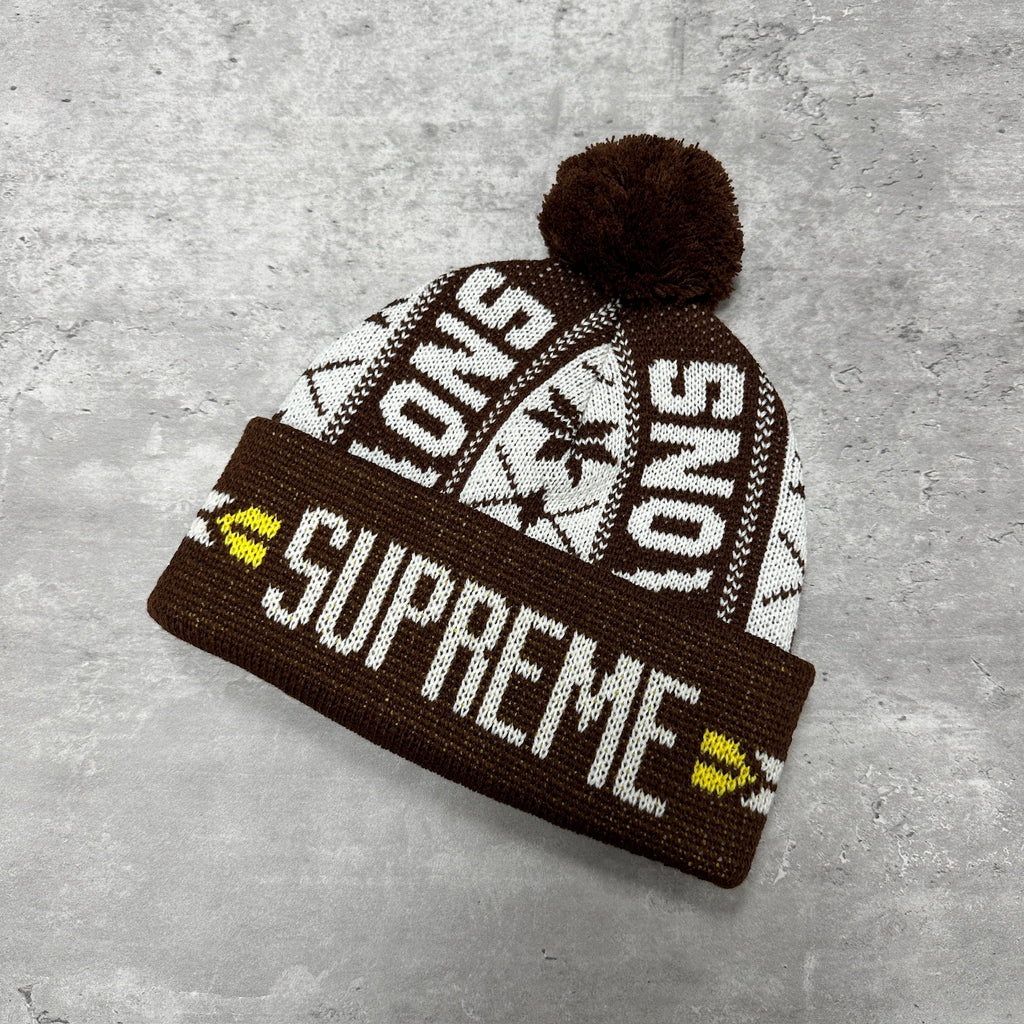 Supreme Beanie Hat Brown (DS)