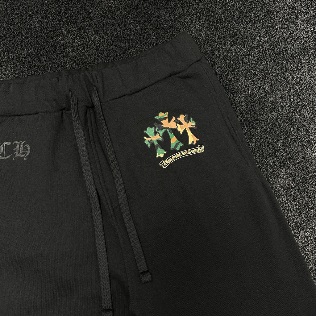 Chrome Hearts Camo Taco Logo Joggers Black (DS)