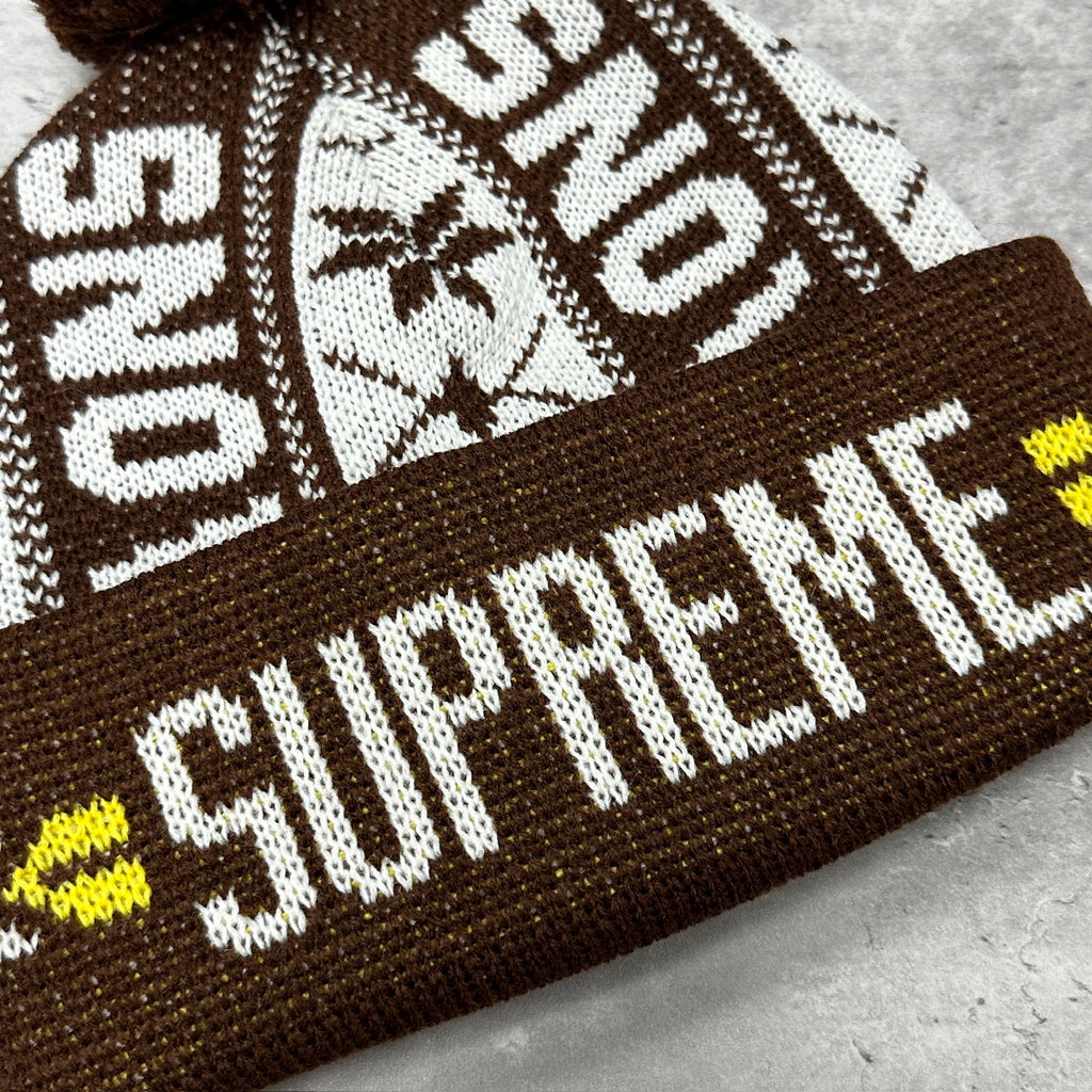 Supreme Beanie Hat Brown (DS)