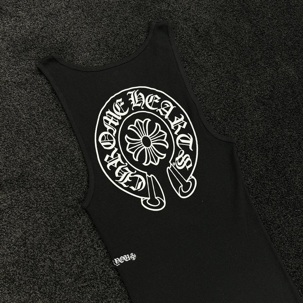 Chrome Hearts Hoeseshoe Logo Vest Tank Top (DS)