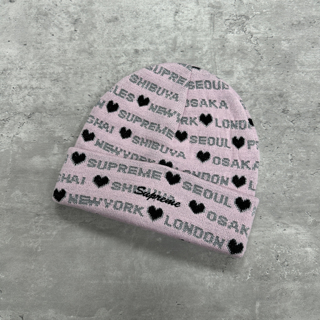 Supreme Beanie Hat Pink (DS)