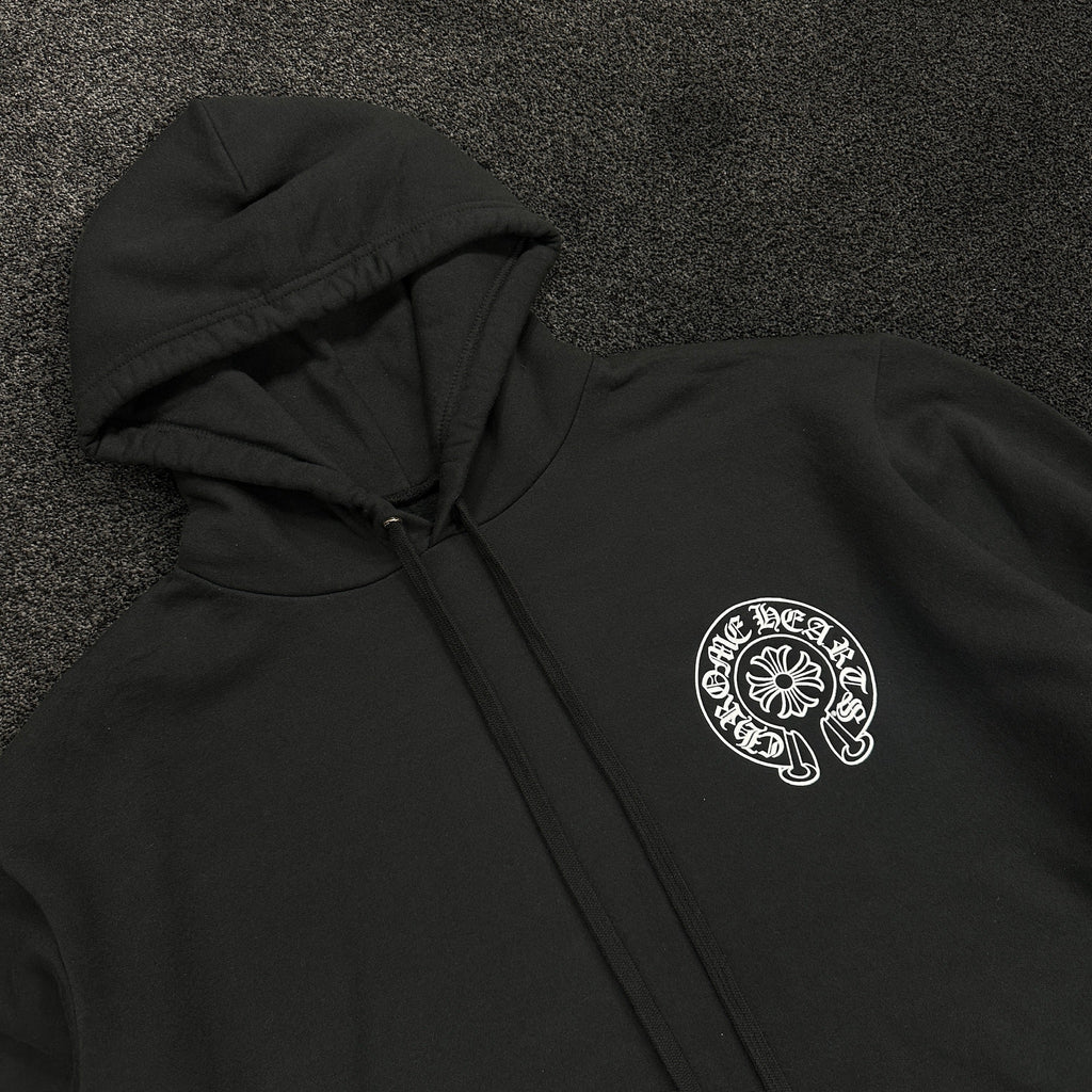 Chrome Hearts London Exclusive Horseshoe Logo Hoodie Black (DS)