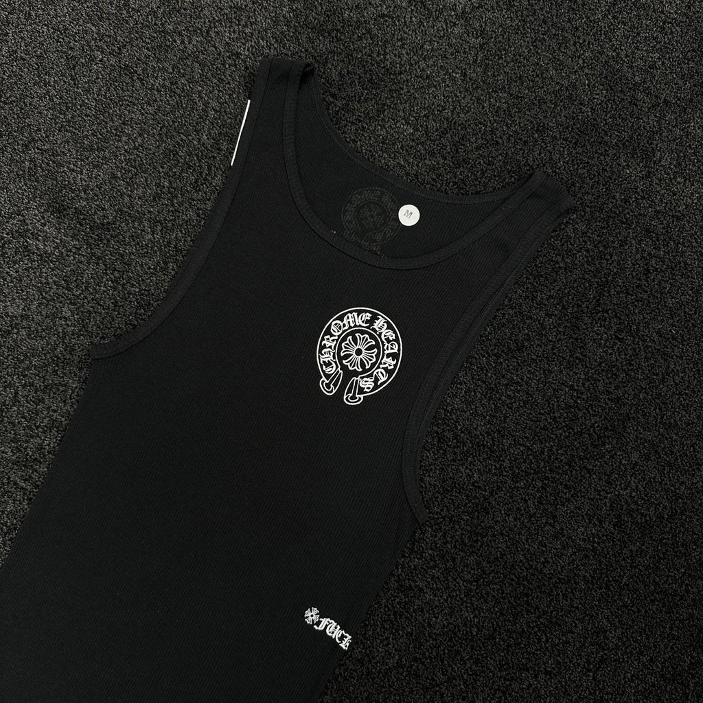 Chrome Hearts Hoeseshoe Logo Vest Tank Top (DS)