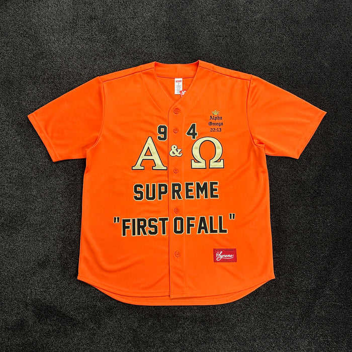 Supreme Alpha Omega Baseball Jersey (DS)