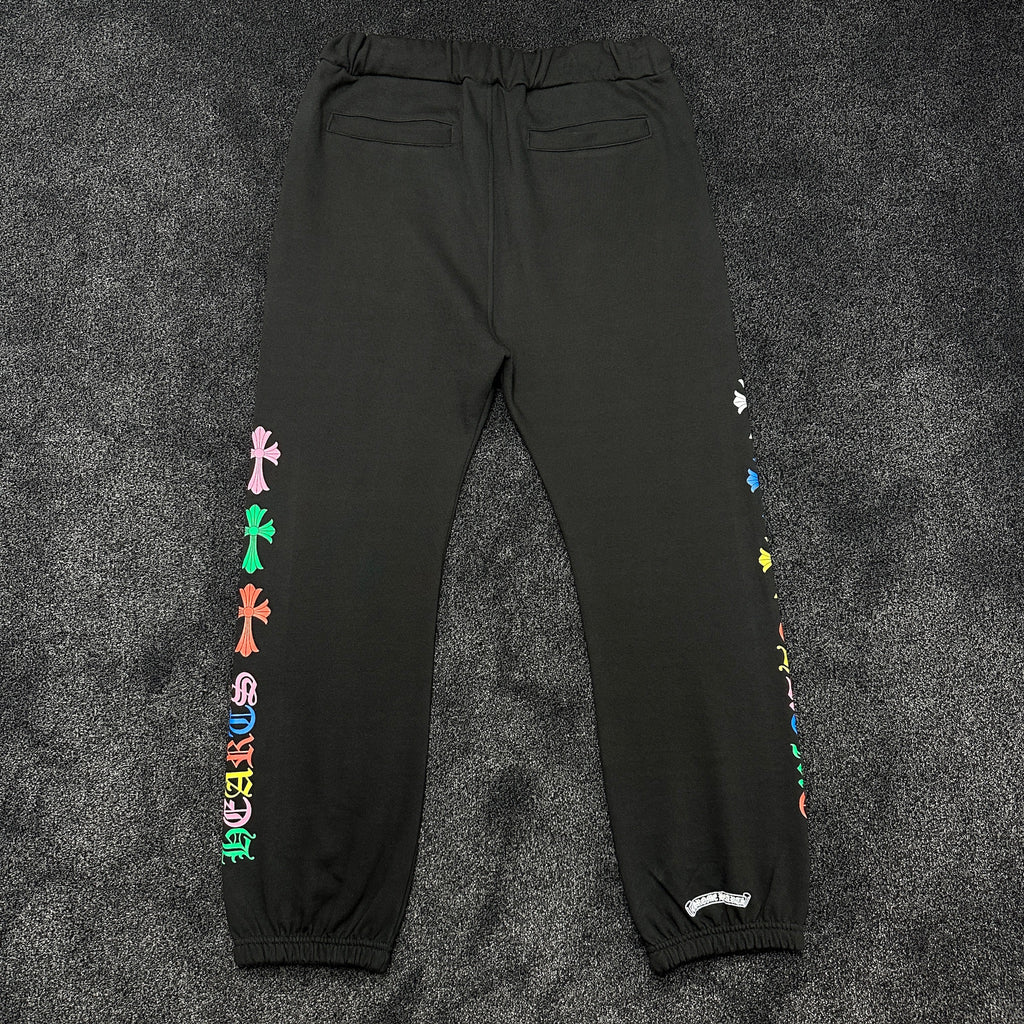 Chrome Hearts Multicolour Taco Logo Joggers Black (DS)