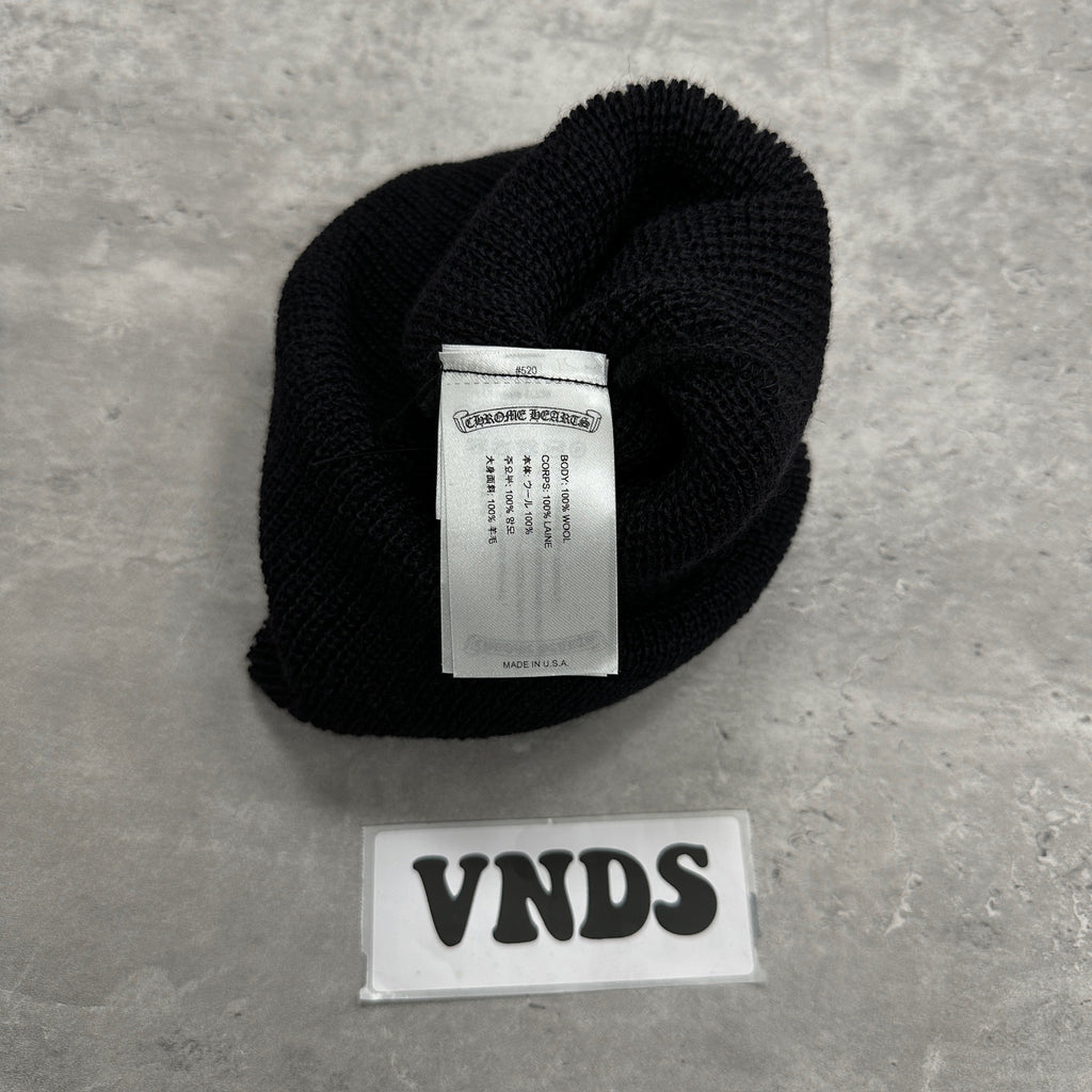 Chrome Hearts Double Logo Beanie Black (DS)