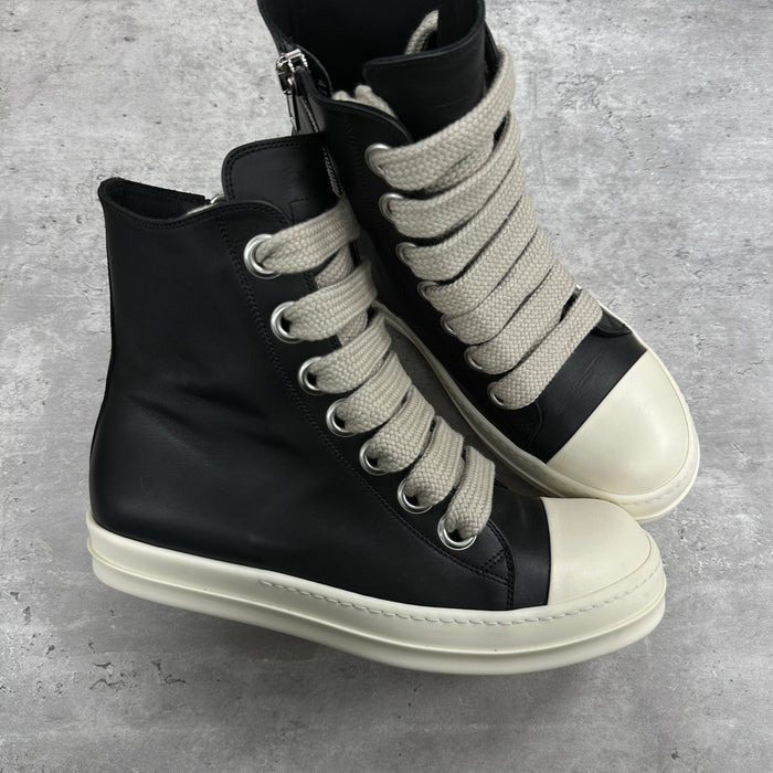 Rick Owens Jumbo Lace High Leather Sneakers EU43 UK9 (DS)