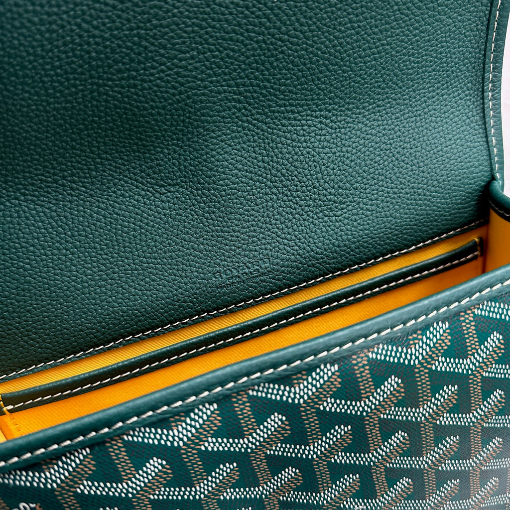 Goyard Belvedere PM 3.0 Tumbled Leather Green (DS)