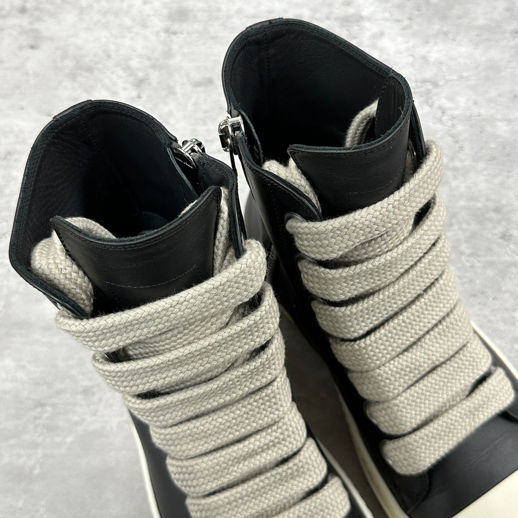 Rick Owens Jumbo Lace High Leather Sneakers EU43 UK9 (DS)