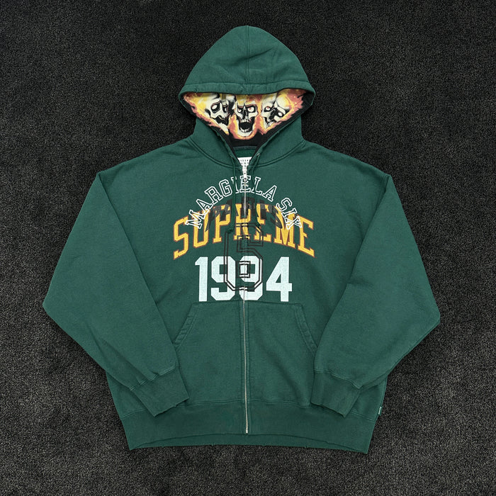 Supreme MM6 Zip Up Hoodie Green (DS)