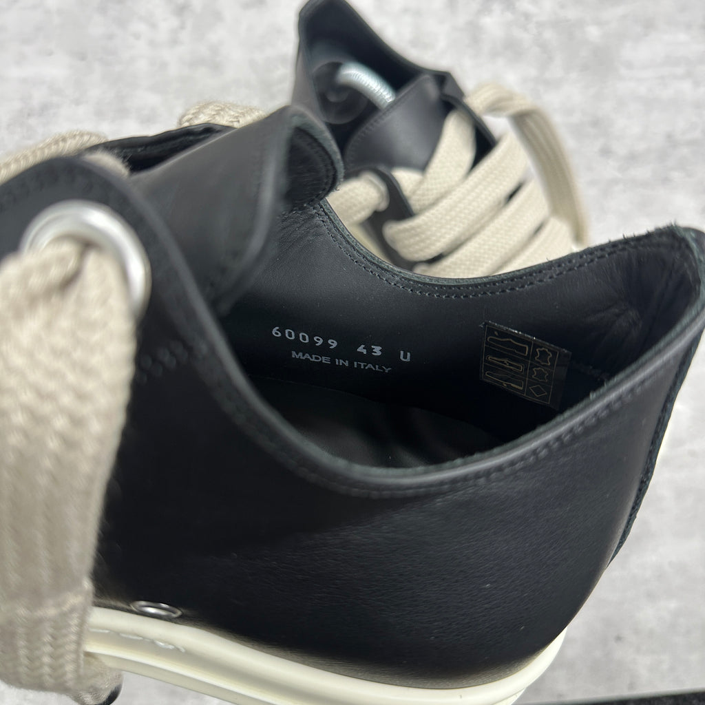 Rick Owens Jumbo Lace Leather Sneakers EU43 UK9 (DS)