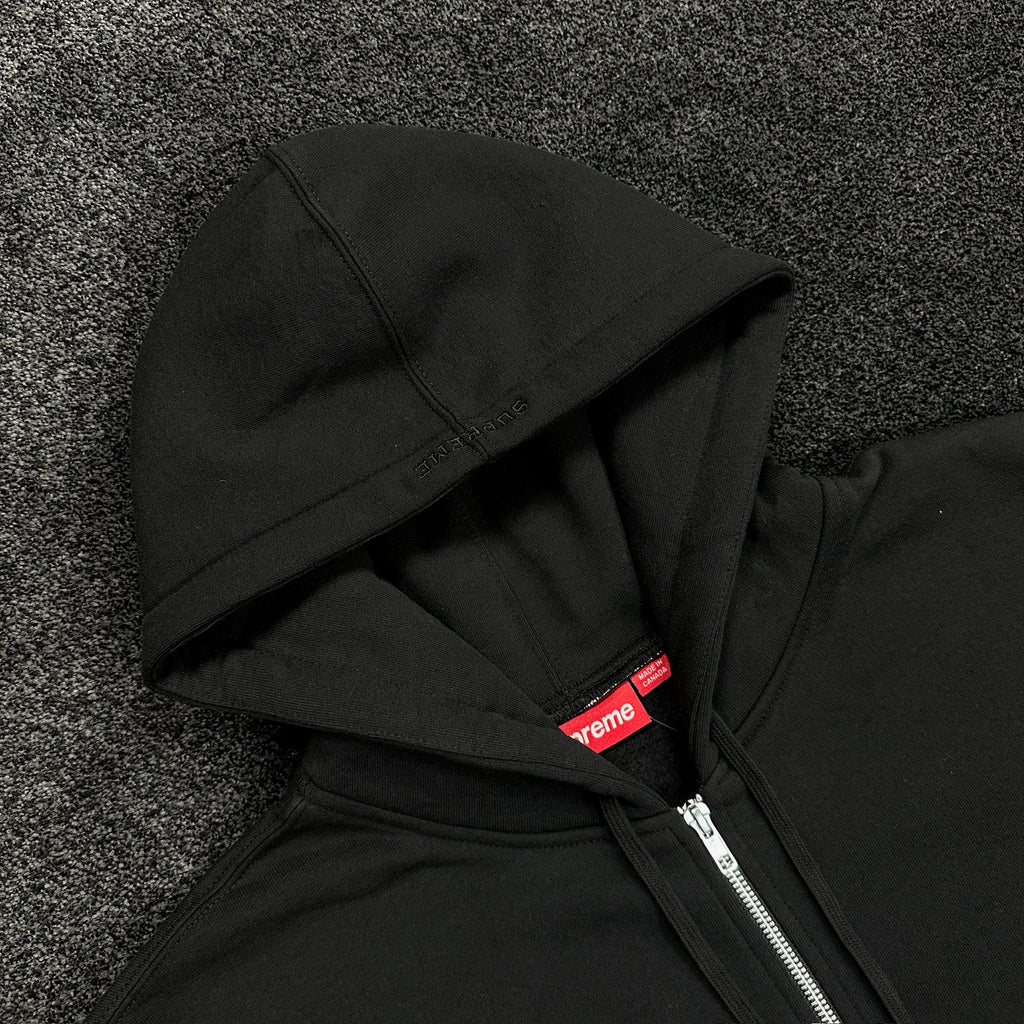 Supreme Thrasher Logo Zip Up Hoodie Black (DS)