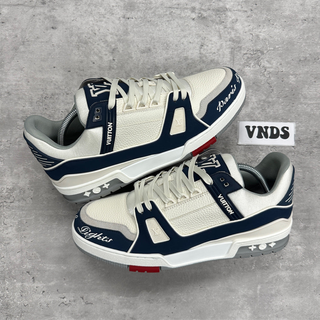 Louis Vuitton Paris Exclusive City of Lights Trainer Navy (DS)