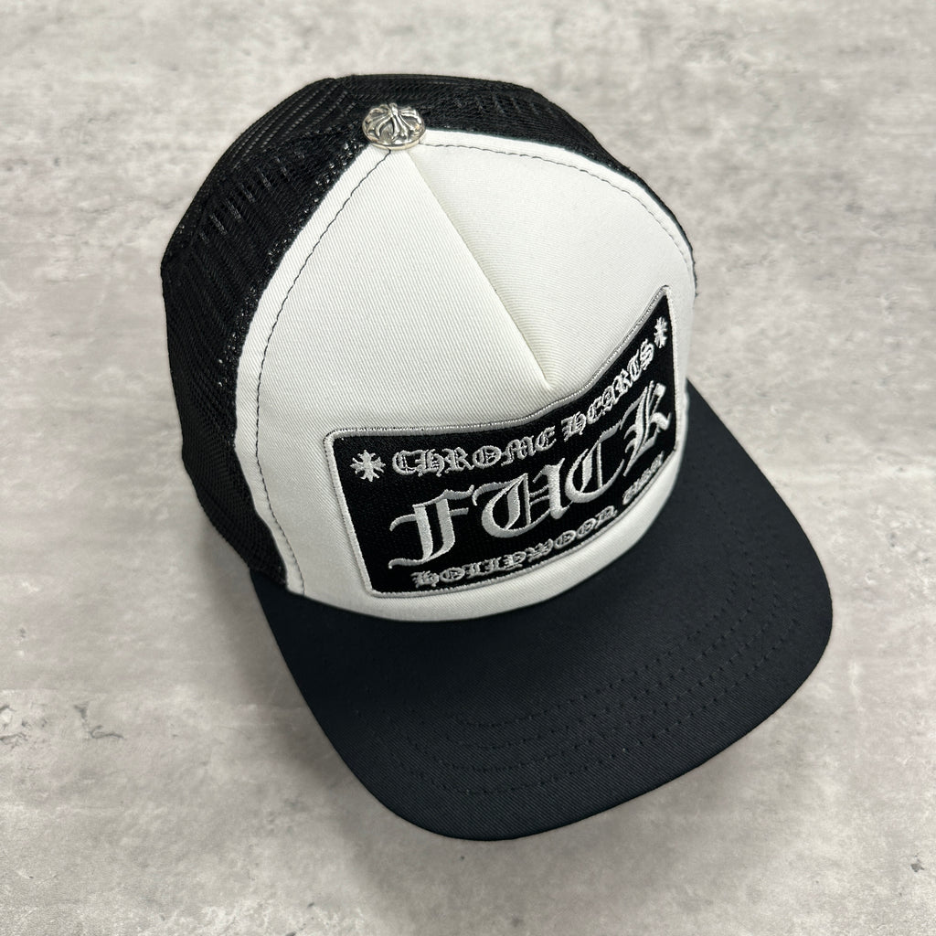 Chrome Hearts FUCK Trucker Black/White (DS)